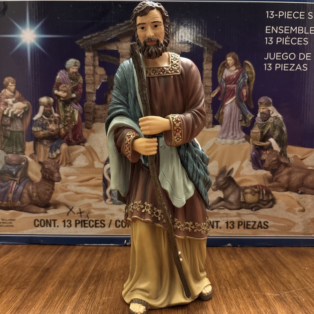 Kirkland Signature Nativity Set 2005080 11.5" Standing Joseph Replacement